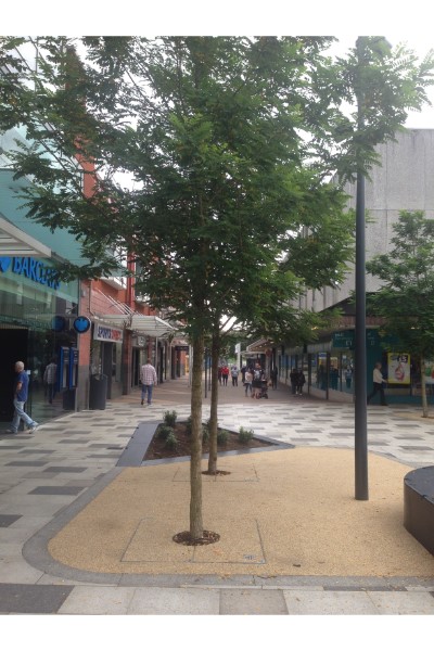 Green-tech supplies landscaping materials for new-look Stevenage Town Centre                        